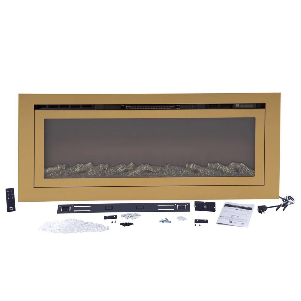 Recessed Smart Electric Fireplace 50" W873