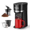 Single Serve Coffee Maker for K Cup and Ground Coffee, Fast Brew, Black L369987