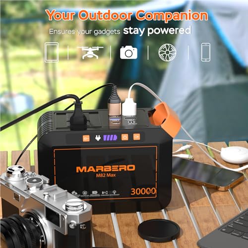Portable Power Station 88Wh Camping Lithium Battery Solar Generator Fast Charging with AC Outlet N28722