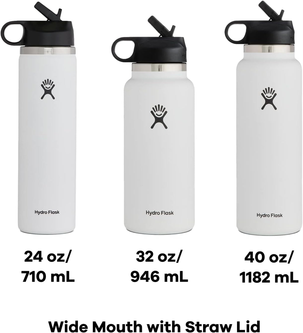 32 oz Wide Mouth Straw Lid Water Bottle A27395