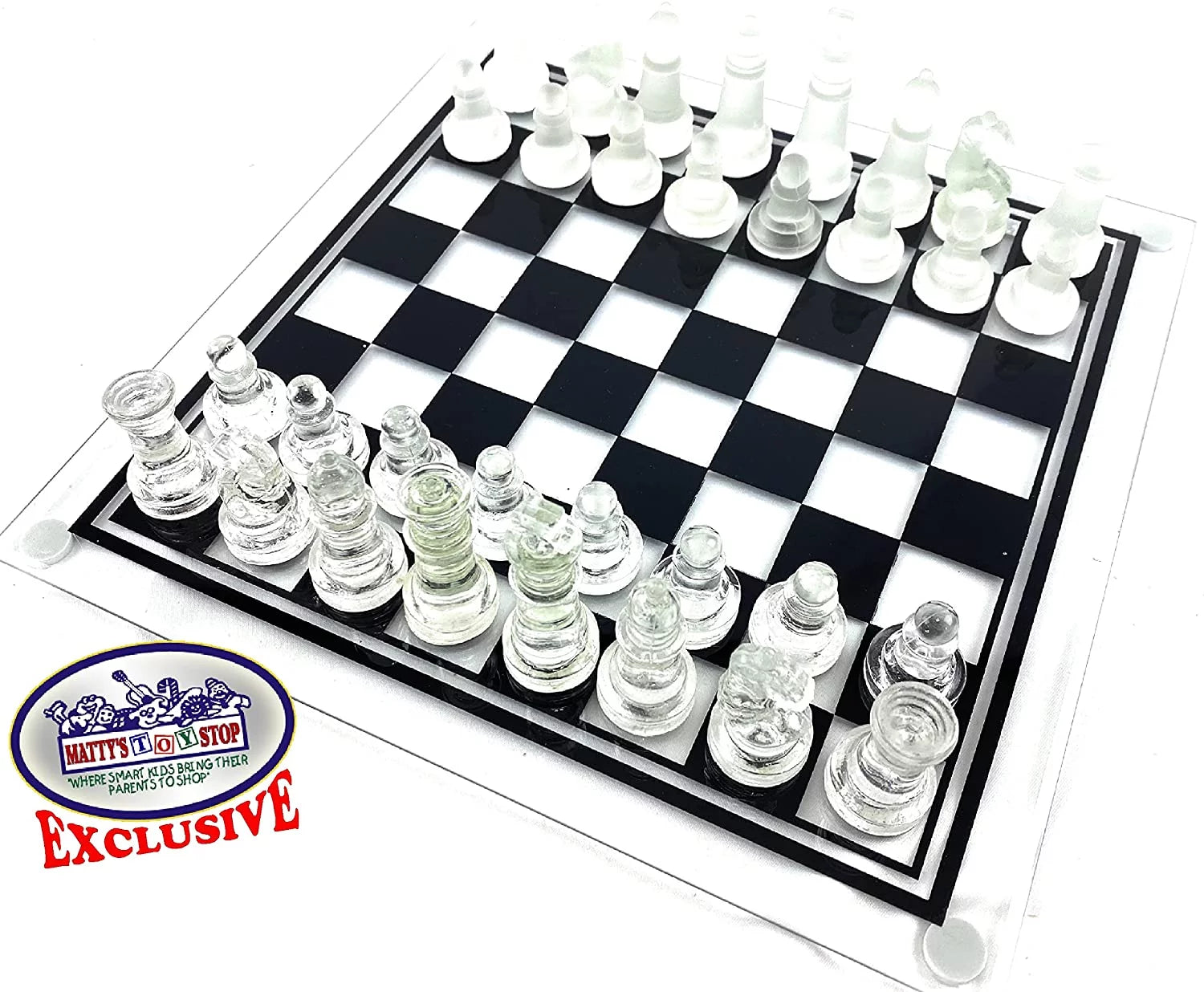 Glass Chess Set Small E301
