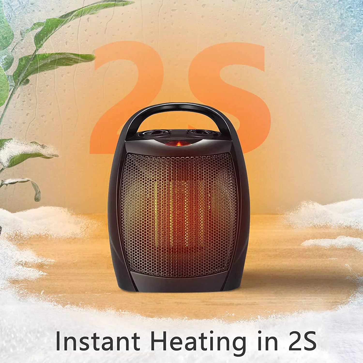Portable Ceramic Space Heater for Indoor Use U56546