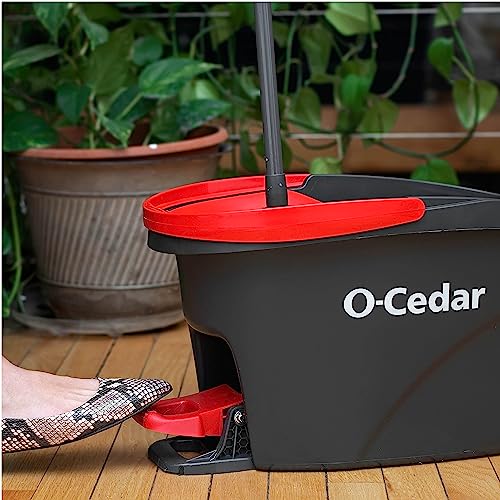 Microfiber Spin Mop and Bucket Cleaning System P374