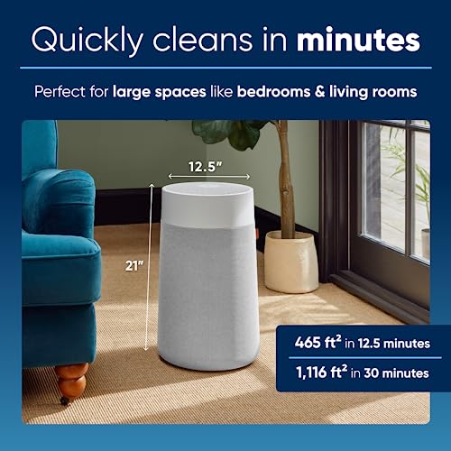 Air Purifier for Small Room, Bedroom, Home, Cleans 926 sqft in One Hour, HEPASilent for Pets, Allergens, Dust, Mold, Smoke Q80338