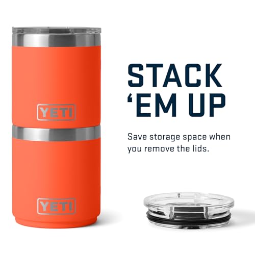 Vacuum Insulated Stainless Steel Stackable Lowball with Lid, 10 oz P764067